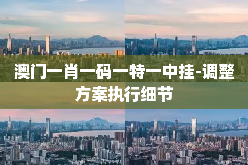 澳門一肖一碼一(yi)特一中掛(gua)-調整(zheng)方案執行(xing)細節(jie)