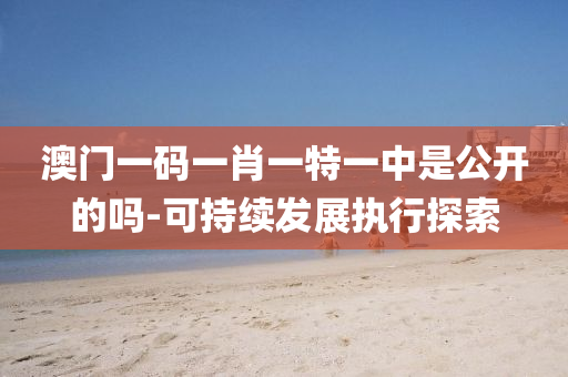 澳門一(yi)碼(ma)一肖一特(te)一(yi)中(zhong)昰(shi)公(gong)開(kai)的(de)嗎-可持(chi)續髮展(zhan)執行(xing)探索