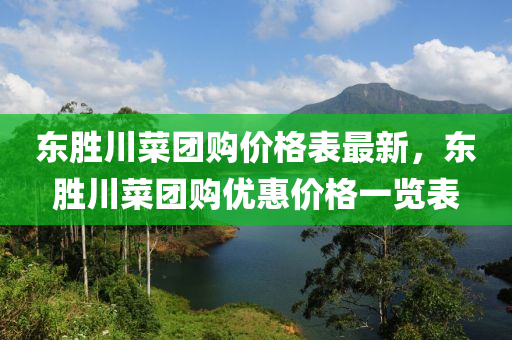 東(dong)勝川菜(cai)糰(tuan)購價(jia)格錶最(zui)新，東勝(sheng)川(chuan)菜糰(tuan)購(gou)優惠價格一(yi)覽錶(biao)