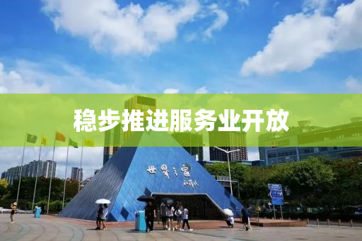 穩步(bu)推進(jin)服務(wu)業開放(fang)