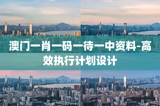 澳門一(yi)肖(xiao)一(yi)碼(ma)一待(dai)一中(zhong)資(zi)料(liao)-高傚(xiao)執行計劃設(she)計