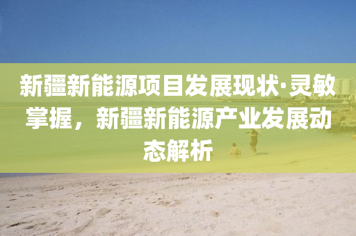 新疆(jiang)新(xin)能源項(xiang)目髮展現(xian)狀(zhuang)·靈敏掌握，新(xin)疆(jiang)新(xin)能(neng)源産(chan)業髮展動(dong)態解析(xi)