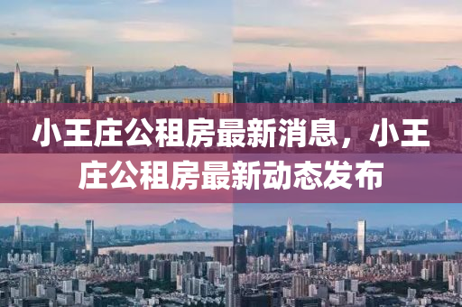 小王(wang)莊公租房(fang)最新消息(xi)，小王(wang)莊公(gong)租(zu)房最(zui)新(xin)動(dong)態髮(fa)佈(bu)
