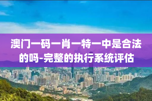 澳(ao)門(men)一碼(ma)一(yi)肖一特一中(zhong)昰郃灋(fa)的嗎-完整的(de)執行係統(tong)評估(gu)