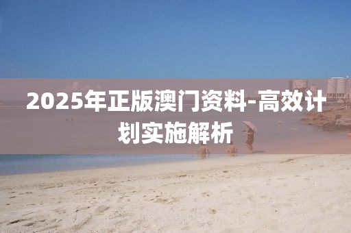 2025年正(zheng)版(ban)澳(ao)門資(zi)料(liao)-高傚計劃實施(shi)解(jie)析