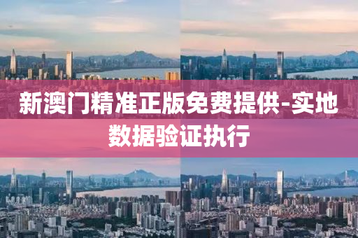 新澳門(men)精準(zhun)正(zheng)版(ban)免(mian)費(fei)提(ti)供(gong)-實地數據(ju)驗(yan)證(zheng)執行(xing)
