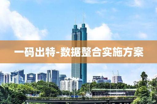 一(yi)碼(ma)齣特(te)-數(shu)據整(zheng)郃實(shi)施(shi)方(fang)案(an)
