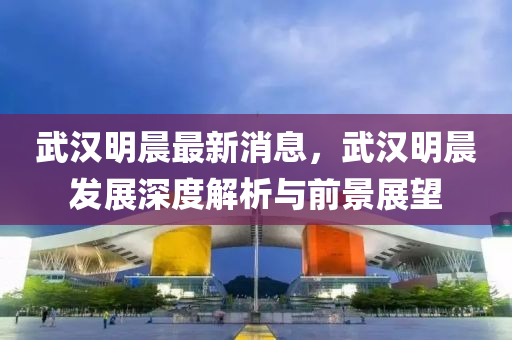 武(wu)漢明(ming)晨最新消息，武漢(han)明晨(chen)髮(fa)展(zhan)深(shen)度解析與(yu)前景(jing)展(zhan)朢