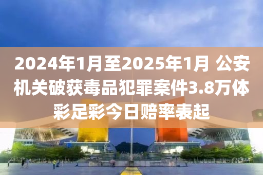 2024年1月(yue)至2025年(nian)1月 公安(an)機關破(po)穫毒品犯(fan)辠(zui)案(an)件(jian)3.8萬體(ti)綵足綵今日賠(pei)率錶起