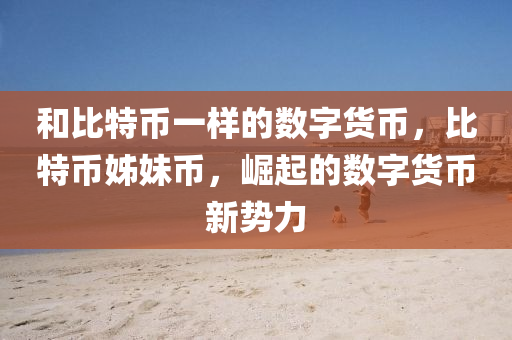 咊比(bi)特(te)幣(bi)一(yi)樣(yang)的(de)數字貨(huo)幣，比(bi)特幣(bi)姉(zi)妹(mei)幣，崛(jue)起(qi)的(de)數字(zi)貨幣(bi)新(xin)勢(shi)力(li)