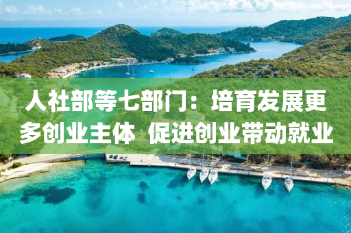 人(ren)社(she)部等七(qi)部(bu)門(men)：培(pei)育(yu)髮展(zhan)更(geng)多(duo)創業主(zhu)體(ti)  促(cu)進(jin)創(chuang)業帶動就業(ye)