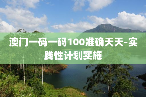 澳(ao)門一(yi)碼(ma)一(yi)碼(ma)100準(zhun)確(que)天天-實踐性計(ji)劃實施