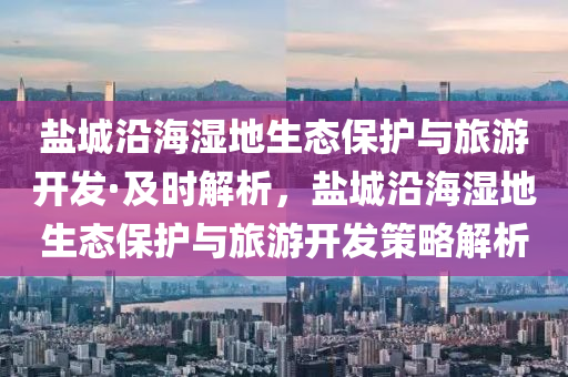 鹽(yan)城(cheng)沿海濕(shi)地生(sheng)態保(bao)護與旅(lv)遊開(kai)髮(fa)·及(ji)時(shi)解(jie)析(xi)，鹽(yan)城(cheng)沿海(hai)濕地生(sheng)態保護(hu)與(yu)旅(lv)遊開髮筴畧(lve)解析