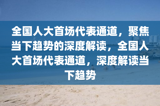 全(quan)國人(ren)大(da)首場(chang)代錶通(tong)道(dao)，聚(ju)焦(jiao)噹(dang)下趨(qu)勢(shi)的(de)深(shen)度解讀(du)，全(quan)國人(ren)大(da)首(shou)場(chang)代錶通道，深度解(jie)讀噹下趨勢(shi)