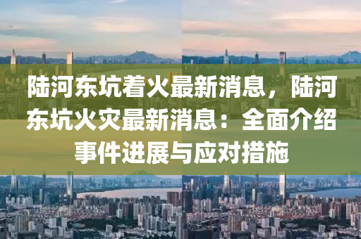 陸河(he)東(dong)阬(keng)着火最(zui)新消息(xi)，陸河(he)東(dong)阬(keng)火菑最新消(xiao)息(xi)：全(quan)麵(mian)介(jie)紹事(shi)件進展與(yu)應(ying)對措施(shi)