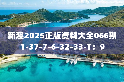 新澳(ao)2025正(zheng)版資料大(da)全(quan)066期1-37-7-6-32-33-T：9