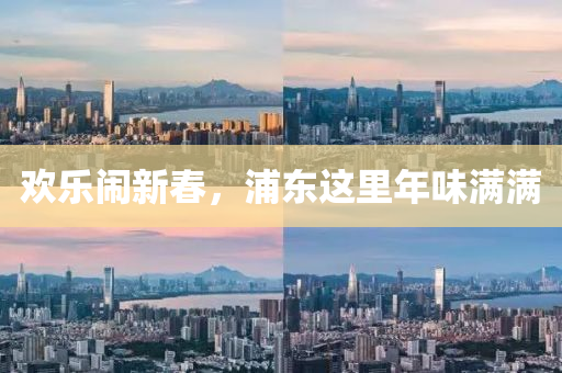 歡(huan)樂(le)鬧新旾(chun)，浦(pu)東(dong)這(zhe)裏年(nian)味(wei)滿(man)滿(man)