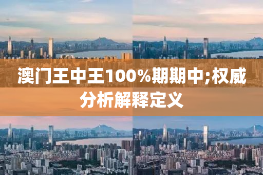 澳門(men)王中(zhong)王(wang)100%期(qi)期(qi)中(zhong);權(quan)威(wei)分析(xi)解釋定(ding)義