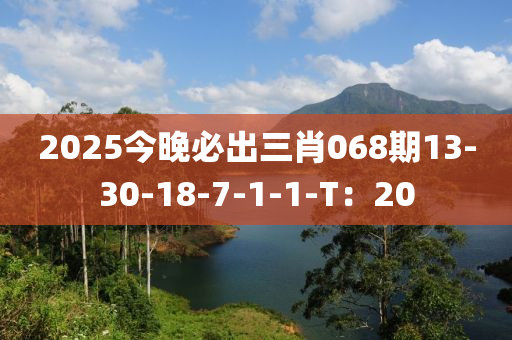 2025今晚必(bi)齣(chu)三(san)肖068期13-30-18-7-1-1-T：20