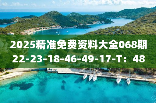 2025精(jing)準(zhun)免費資料(liao)大(da)全(quan)068期(qi)22-23-18-46-49-17-T：48