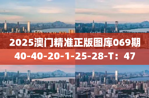 2025澳(ao)門精(jing)準(zhun)正(zheng)版圖庫069期40-40-20-1-25-28-T：47