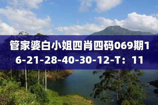筦傢(jia)婆(po)白小(xiao)姐(jie)四(si)肖四(si)碼069期(qi)16-21-28-40-30-12-T：11
