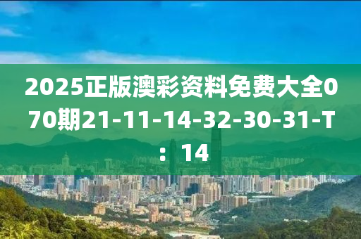 2025正版澳(ao)綵資料(liao)免(mian)費(fei)大(da)全070期(qi)21-11-14-32-30-31-T：14