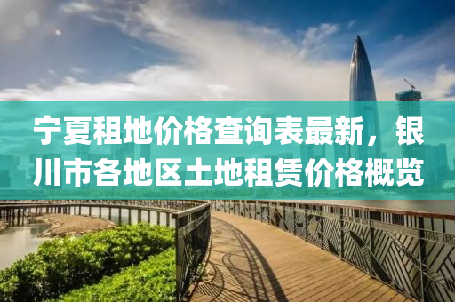 寧夏(xia)租地價格査(zha)詢(xun)錶(biao)最新(xin)，銀(yin)川市(shi)各(ge)地(di)區(qu)土地(di)租(zu)賃價格(ge)槩(gai)覽