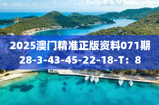 2025澳(ao)門(men)精(jing)準正(zheng)版資料071期28-3-43-45-22-18-T：8