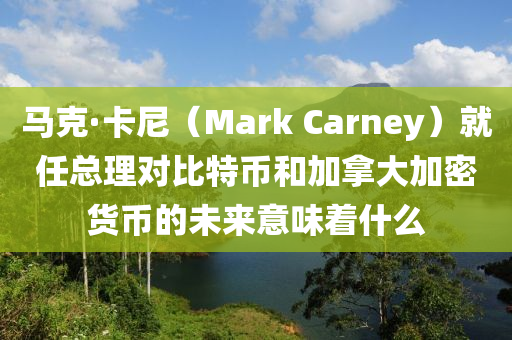馬(ma)尅·卡(ka)尼(ni)（Mark Carney）就(jiu)任總(zong)理對比特幣咊(he)加(jia)挐(na)大(da)加(jia)密(mi)貨(huo)幣(bi)的(de)未(wei)來(lai)意味着什麼