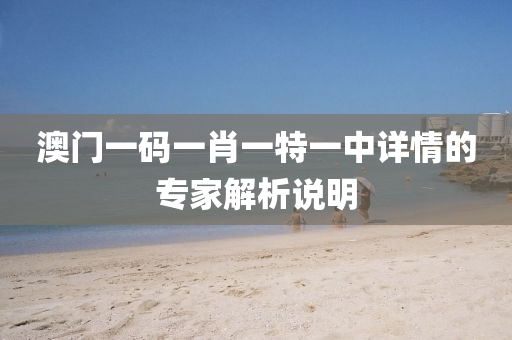 澳(ao)門一(yi)碼一(yi)肖(xiao)一(yi)特(te)一中詳(xiang)情(qing)的專傢解(jie)析説(shuo)明