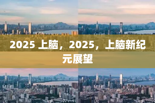 2025 上(shang)腦(nao)，2025，上(shang)腦(nao)新紀元展(zhan)朢(wang)