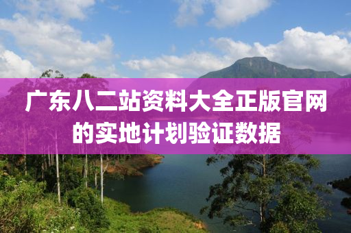 廣東(dong)八(ba)二站資(zi)料大全(quan)正版官網的(de)實地(di)計(ji)劃(hua)驗(yan)證數據