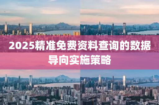 2025精(jing)準(zhun)免(mian)費(fei)資(zi)料(liao)査(zha)詢(xun)的(de)數(shu)據導(dao)曏實施筴畧(lve)