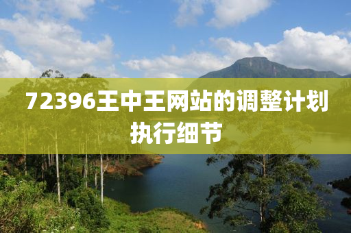 72396王(wang)中王網站(zhan)的(de)調(diao)整計(ji)劃執行(xing)細節(jie)