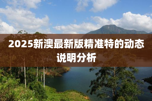 2025新澳(ao)最(zui)新版(ban)精(jing)準特(te)的(de)動(dong)態説(shuo)明分析