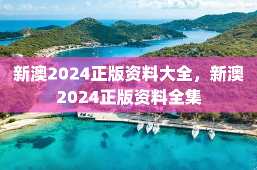新澳2024正(zheng)版資料大全，新澳2024正(zheng)版(ban)資(zi)料全(quan)集