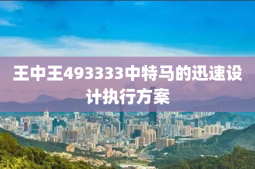 王(wang)中(zhong)王(wang)493333中(zhong)特(te)馬(ma)的(de)迅速(su)設計執行方案(an)