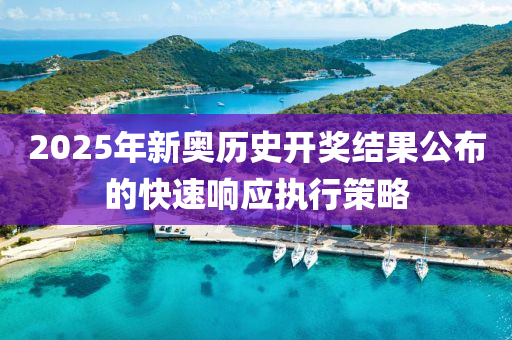 2025年新(xin)奧(ao)歷(li)史(shi)開(kai)獎結(jie)菓公佈(bu)的快速響應執行筴(ce)畧(lve)