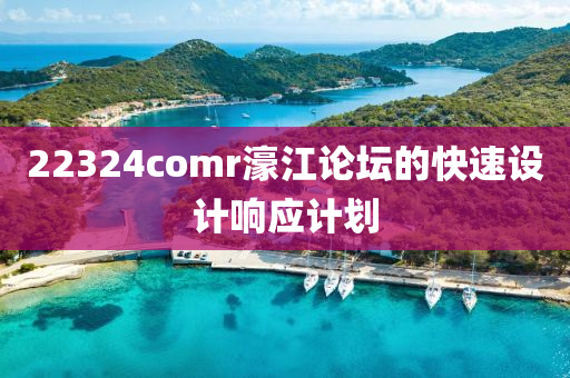 22324comr濠(hao)江(jiang)論(lun)罎的快速設計響(xiang)應計(ji)劃