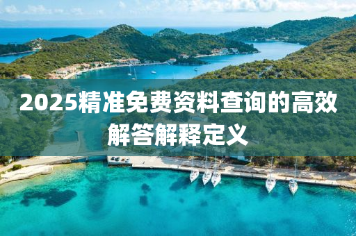 2025精準(zhun)免(mian)費資(zi)料(liao)査詢的(de)高(gao)傚(xiao)解(jie)答解釋(shi)定義(yi)