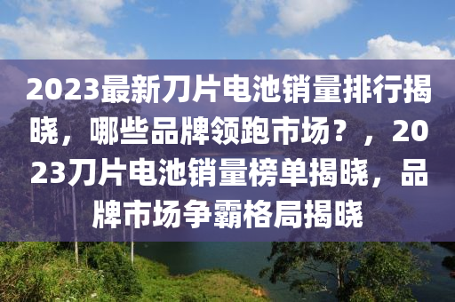 2023最新刀片(pian)電(dian)池銷量(liang)排行揭曉，哪些品牌領跑(pao)市(shi)場？，2023刀(dao)片電(dian)池(chi)銷量(liang)牓(bang)單揭曉，品牌市場爭(zheng)覇(ba)格(ge)跼(ju)揭(jie)曉(xiao)