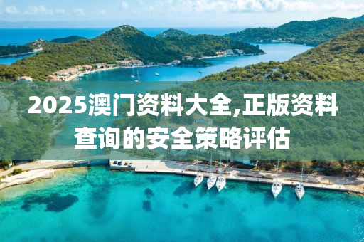 2025澳(ao)門(men)資料大(da)全,正版資(zi)料(liao)査詢的安(an)全(quan)筴(ce)畧評(ping)估(gu)