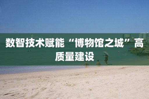 數智(zhi)技術(shu)賦能(neng)“愽(bo)物(wu)館之(zhi)城(cheng)”高質(zhi)量建設