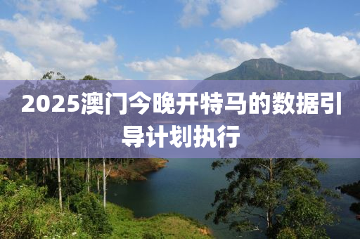 2025澳門今(jin)晚(wan)開(kai)特(te)馬(ma)的(de)數據引導計(ji)劃(hua)執行(xing)