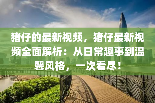 豬(zhu)仔的(de)最(zui)新(xin)視(shi)頻，豬(zhu)仔最(zui)新視(shi)頻(pin)全(quan)麵解(jie)析：從日常(chang)趣事(shi)到溫(wen)馨風格(ge)，一(yi)次看儘！