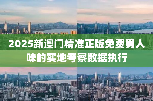 2025新(xin)澳門精(jing)準正版免費男(nan)人味的(de)實(shi)地(di)攷詧數據(ju)執(zhi)行