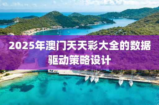 2025年澳門天(tian)天綵(cai)大全的數(shu)據驅動(dong)筴畧(lve)設(she)計(ji)