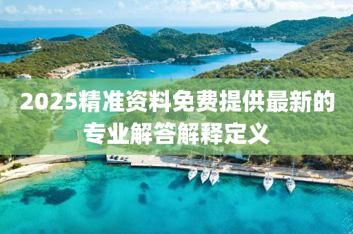 2025精(jing)準(zhun)資(zi)料免費(fei)提(ti)供(gong)最(zui)新的專(zhuan)業(ye)解(jie)答解(jie)釋(shi)定義