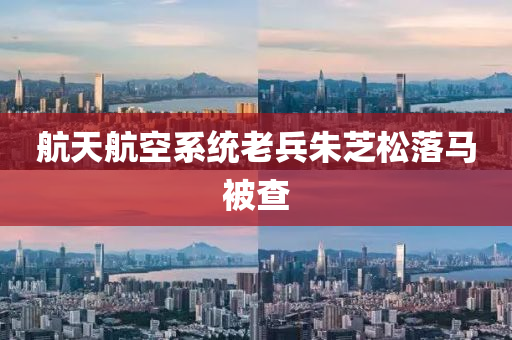 航天(tian)航空(kong)係統(tong)老(lao)兵(bing)硃(zhu)芝(zhi)鬆(song)落馬(ma)被査(zha)